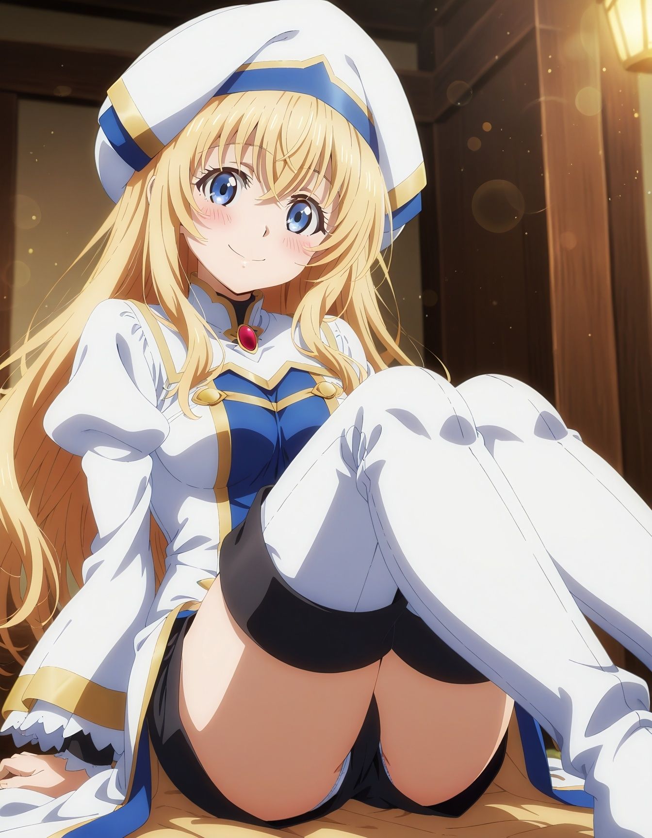女神官と、いっぱいエッチなじかん - サンプル画像 1