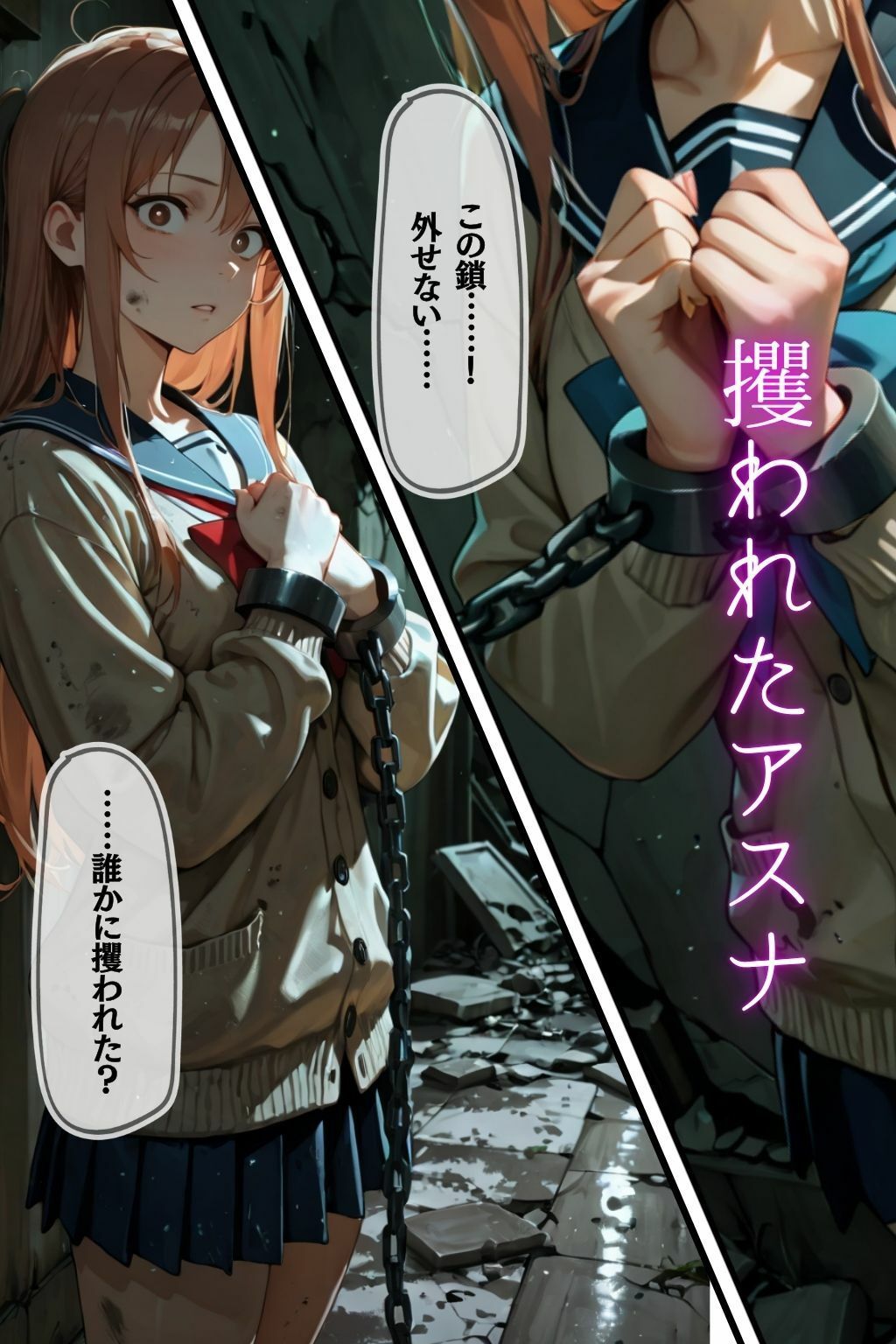 【特大ボリューム500枚】監禁奴●屈服ヒロインズ 〜壊れて肉人形になるまで〜【セリフ付き】 - サンプル画像 1