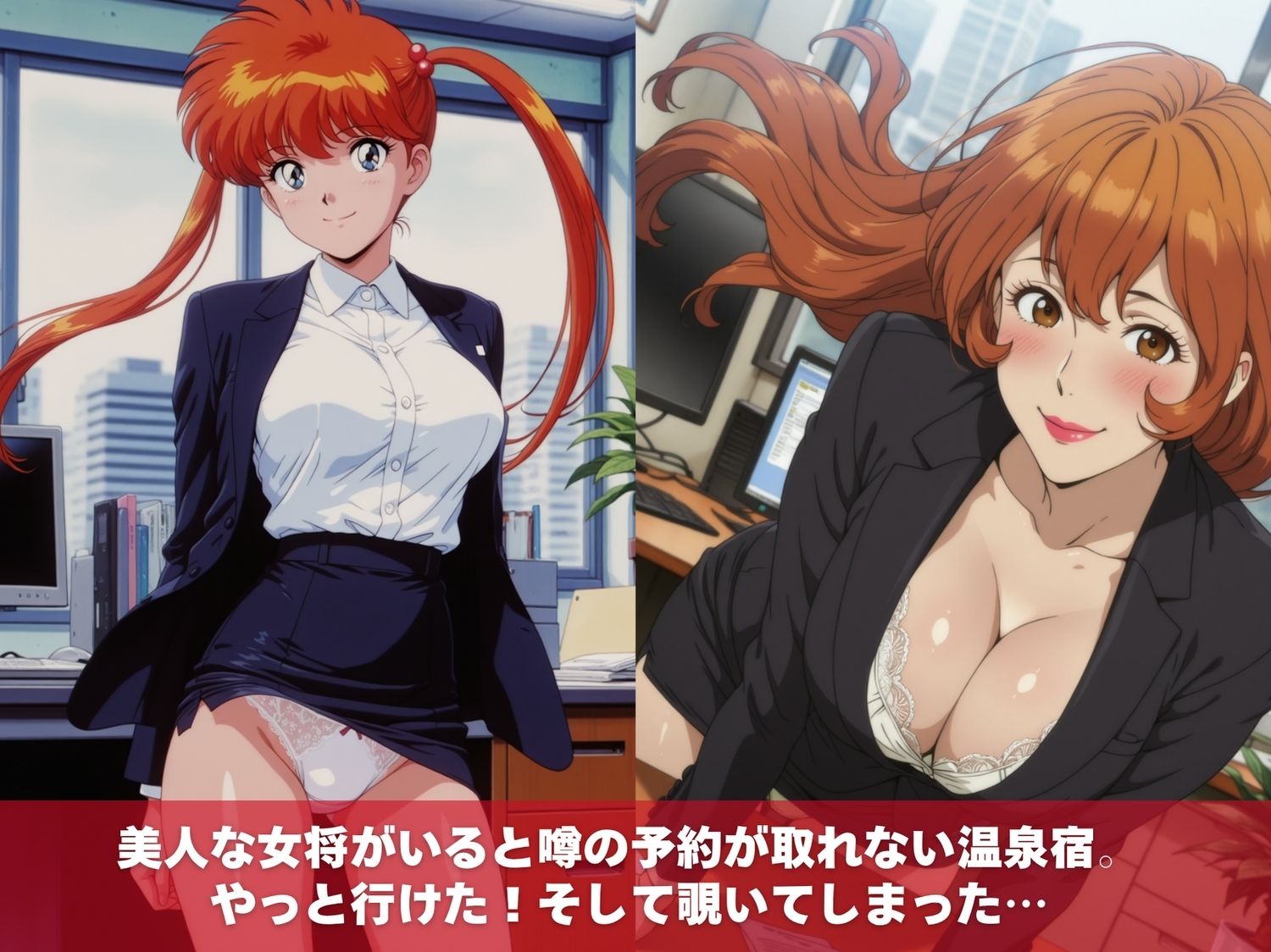 温泉宿の秘密（ハート）覗き見したら…〜PART2〜 - サンプル画像 1