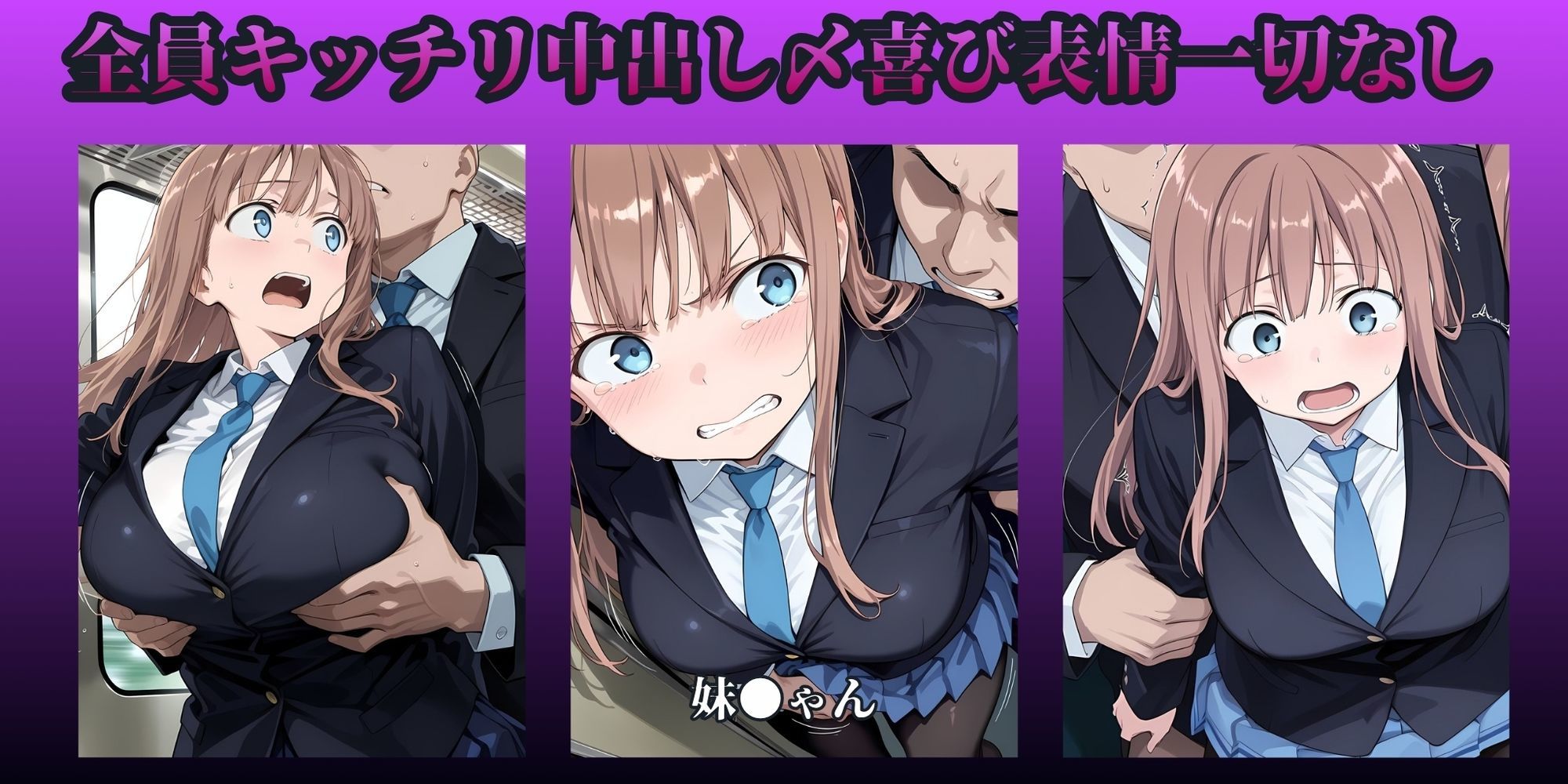 もっと痴●で無理やりっくす！side:月曜日のた●わ - サンプル画像 3