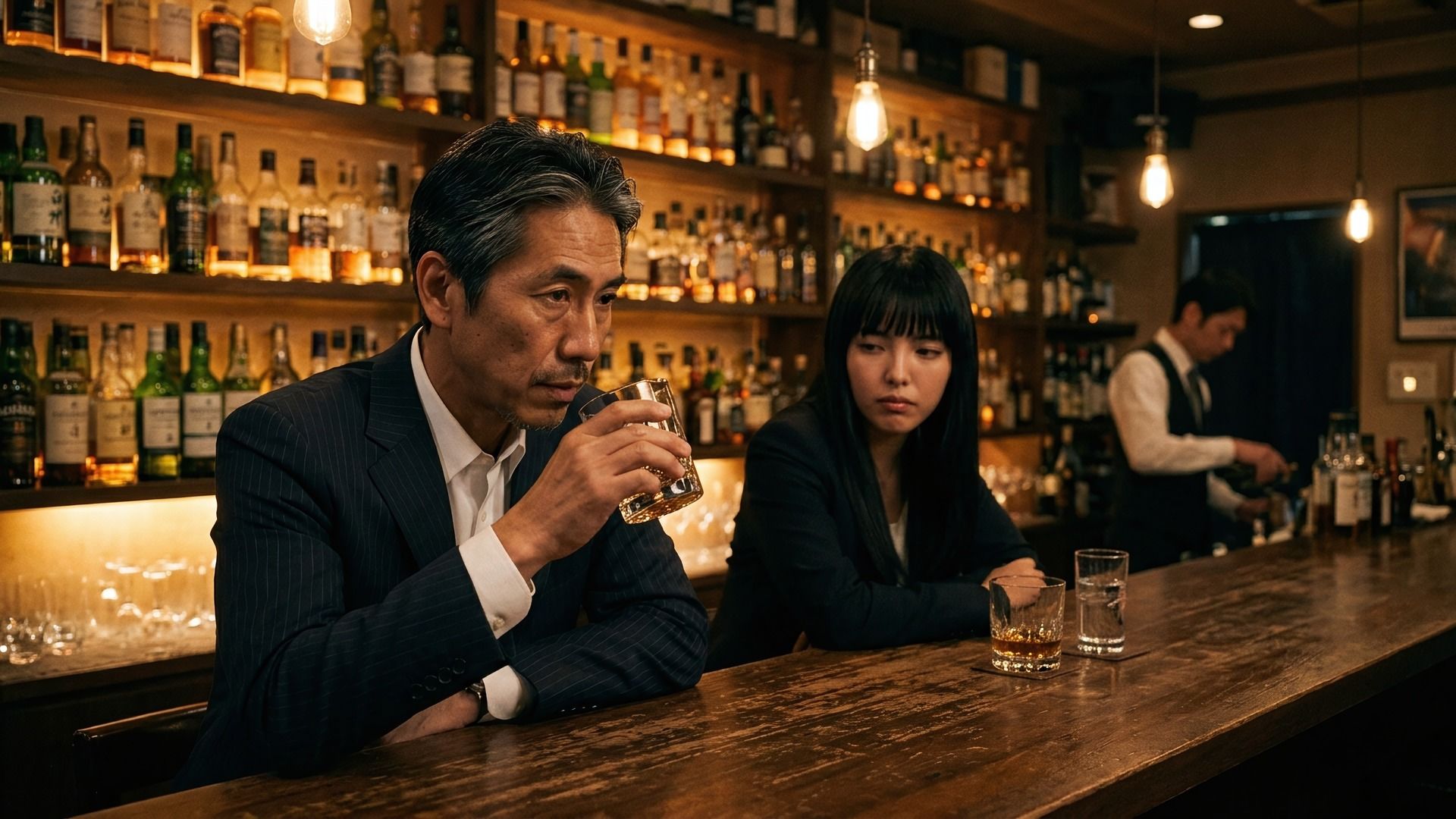 【シニア恋愛】雨の夜、52歳の僕が選んだ「さよなら」の愛し方... 31歳バツイチの彼女を光へ - サンプル画像 2