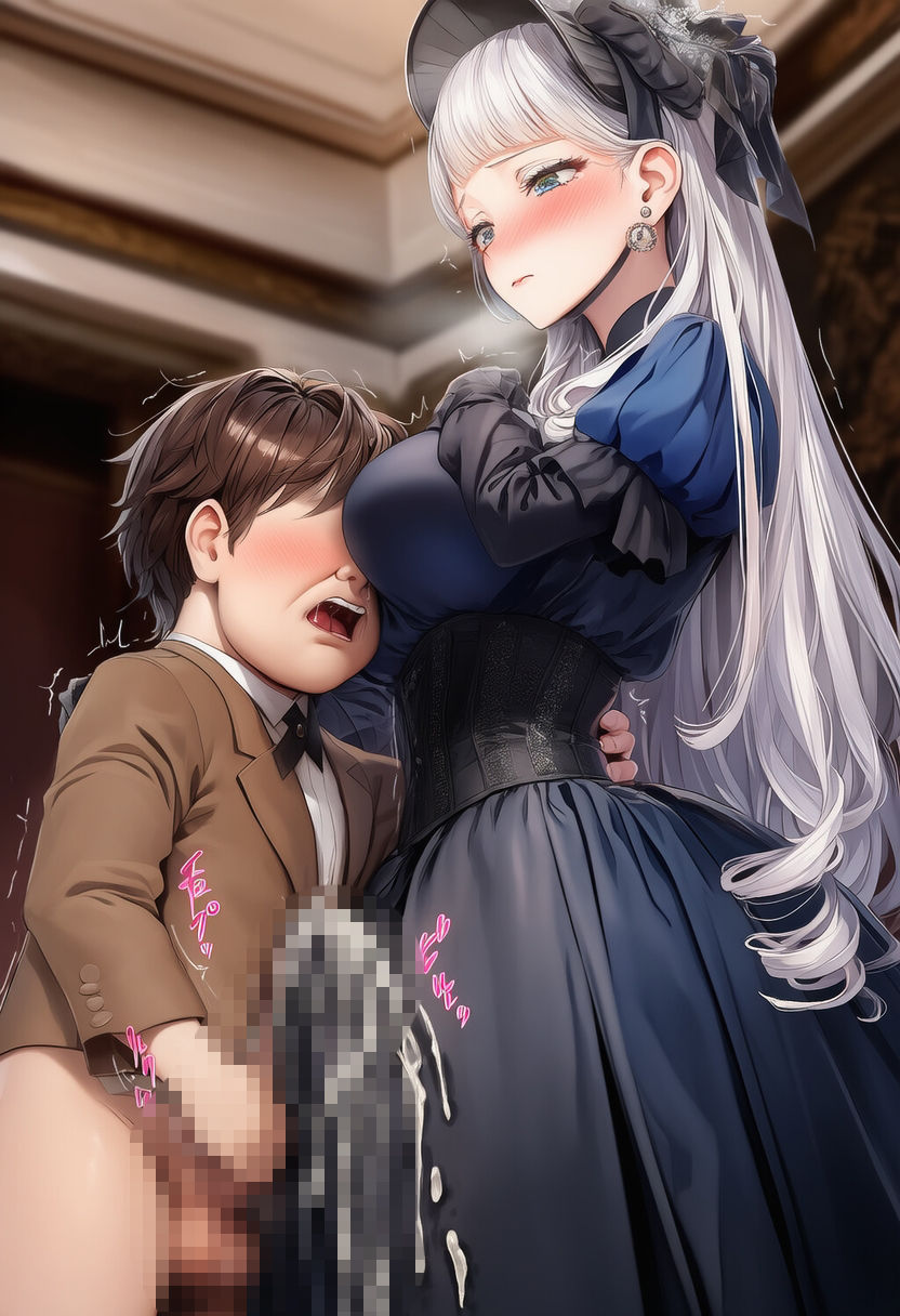 麗しの○リィタドレス許嫁を手に入れた貴族おぼっちゃま - サンプル画像 2