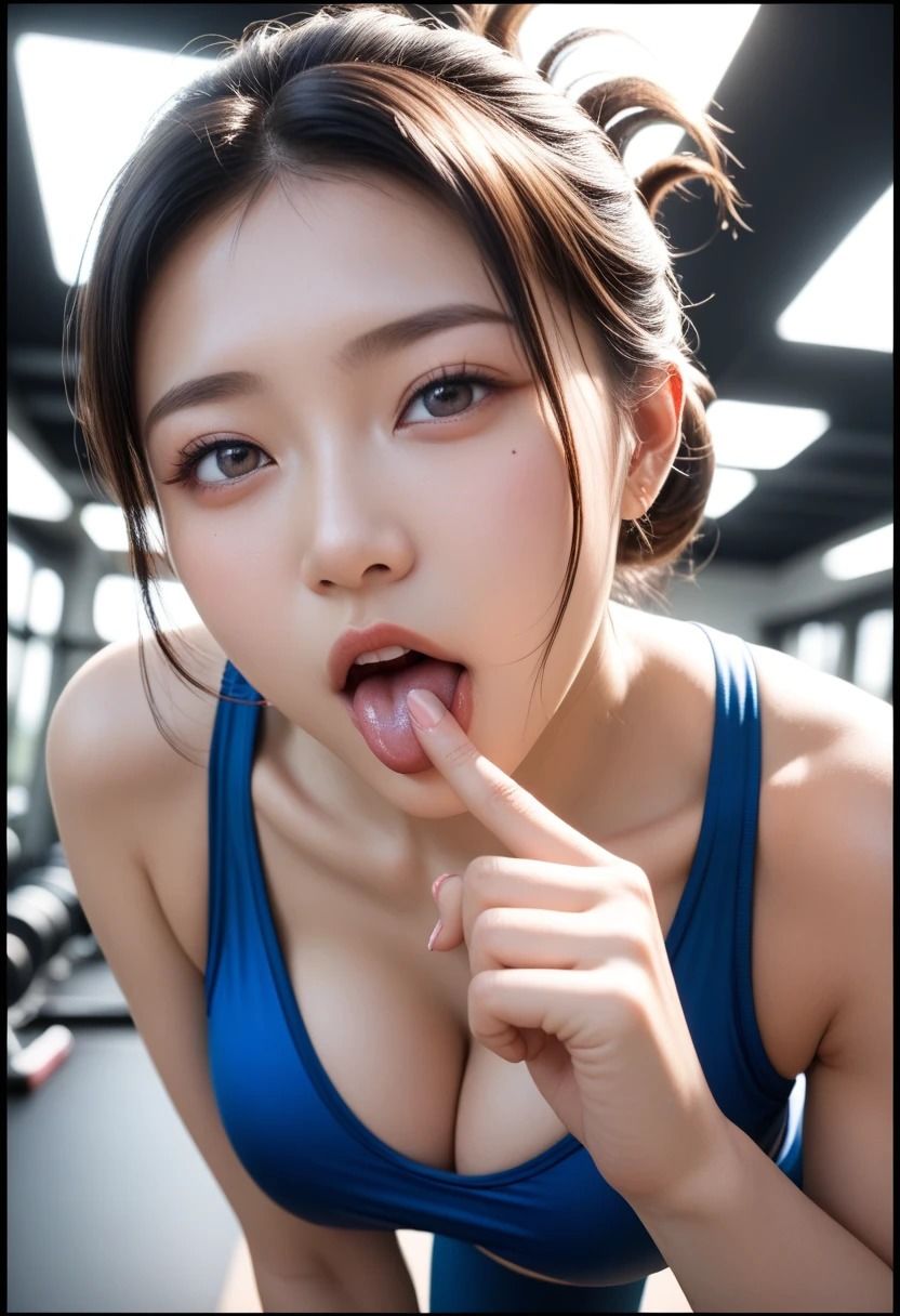 巨乳トレーナーの密着指導  200枚完全収録 - サンプル画像 10