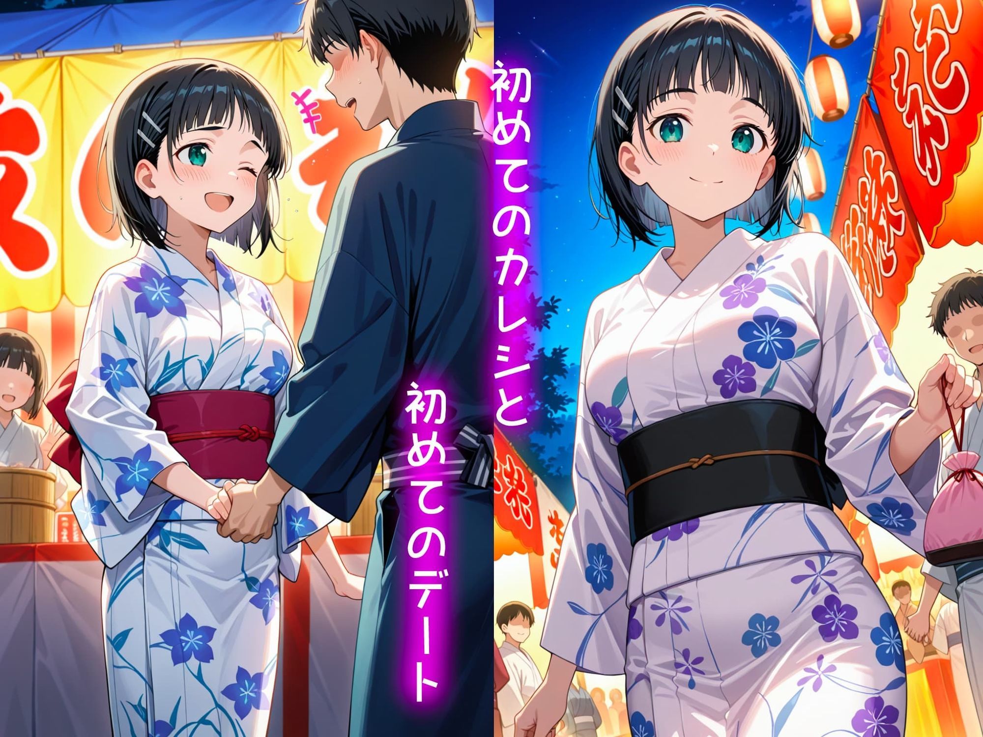 桐ヶ谷直葉の処女喪失物語〜夏祭り編〜 - サンプル画像 1