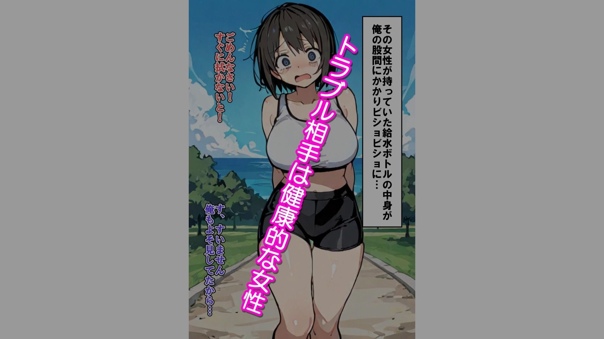 次第に乱れるジョギング女子【セルフAIリメイクver】 - サンプル画像 2