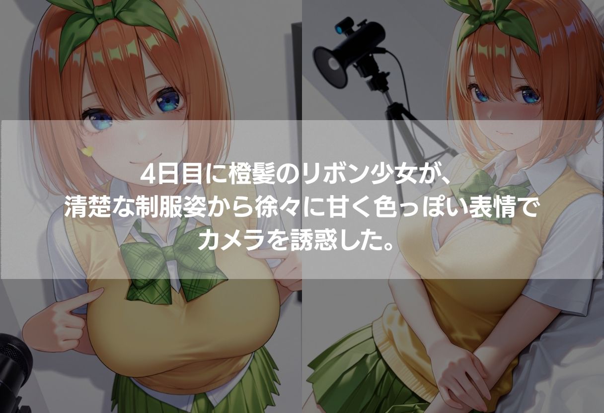 5人の神乳美少女が個別撮影で完全攻略 〜制服からビキニまで450枚の濃厚エロCG〜 - サンプル画像 4