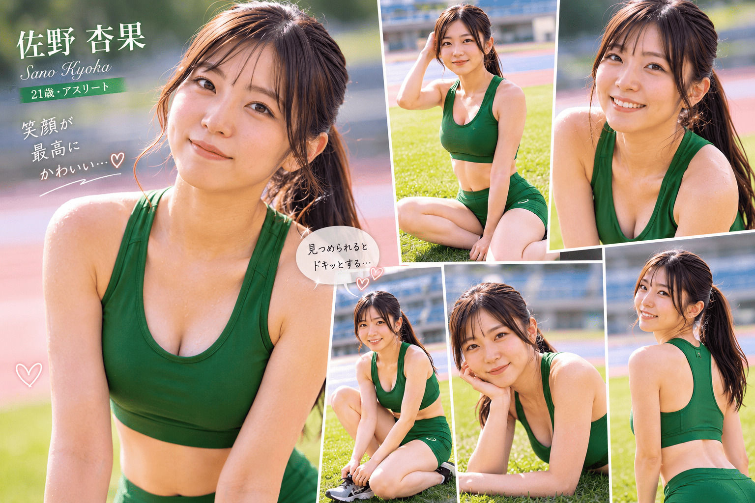 女子陸上部ヌードグラビア写真集  Vol.1 - サンプル画像 4