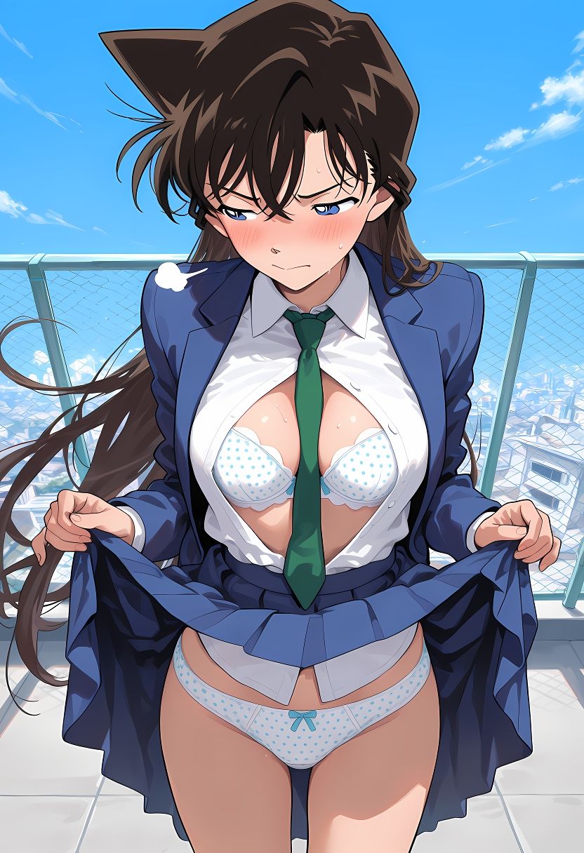 100円CG集〜学校編〜名〇偵コ〇ン/毛〇蘭 - サンプル画像 8