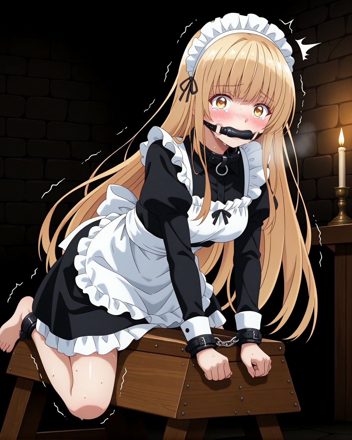 天使メイドお仕置きSM調教CG集 - サンプル画像 3