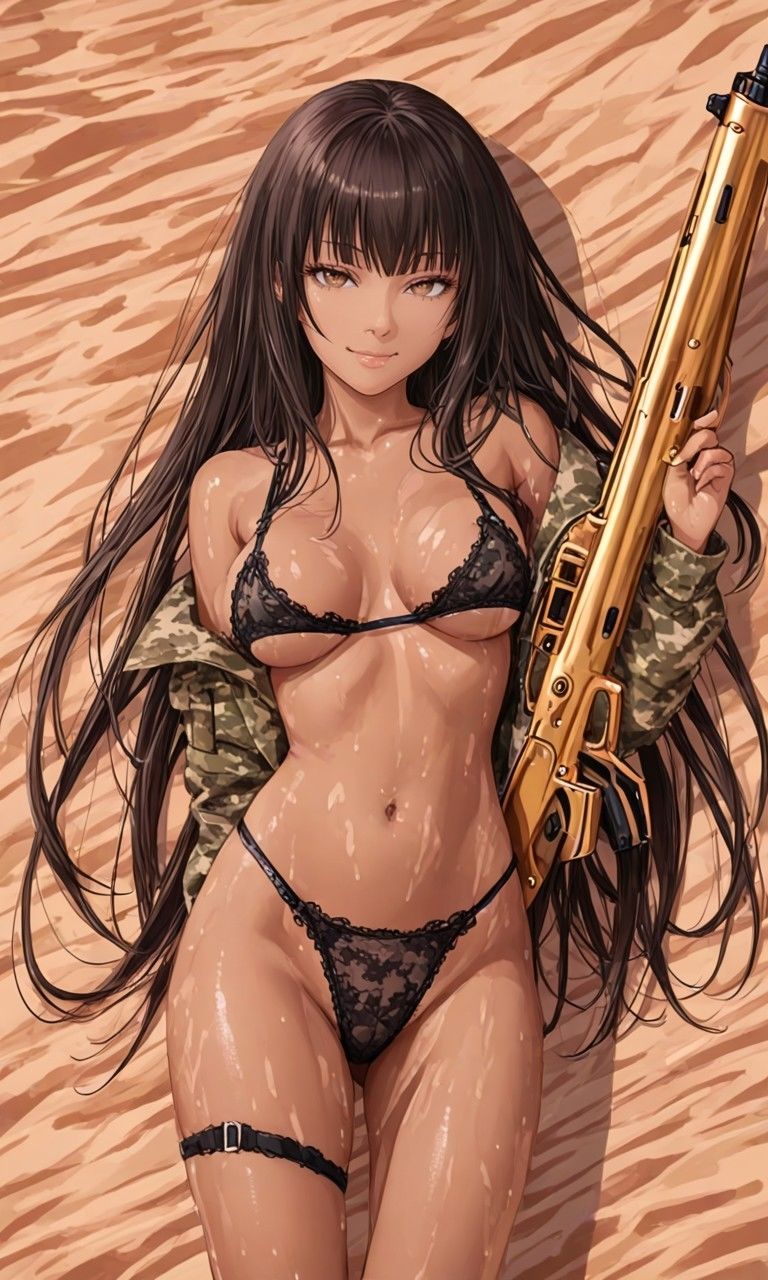 砂漠傭兵と奇形銃 - サンプル画像 1