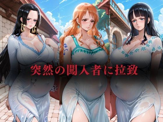 「妊娠中拉致→出産→子持ち風俗 」〜◯わらの一味美女3人同時堕ち〜 ナ◯・ロ◯ン・ハン◯ック - サンプル画像 1