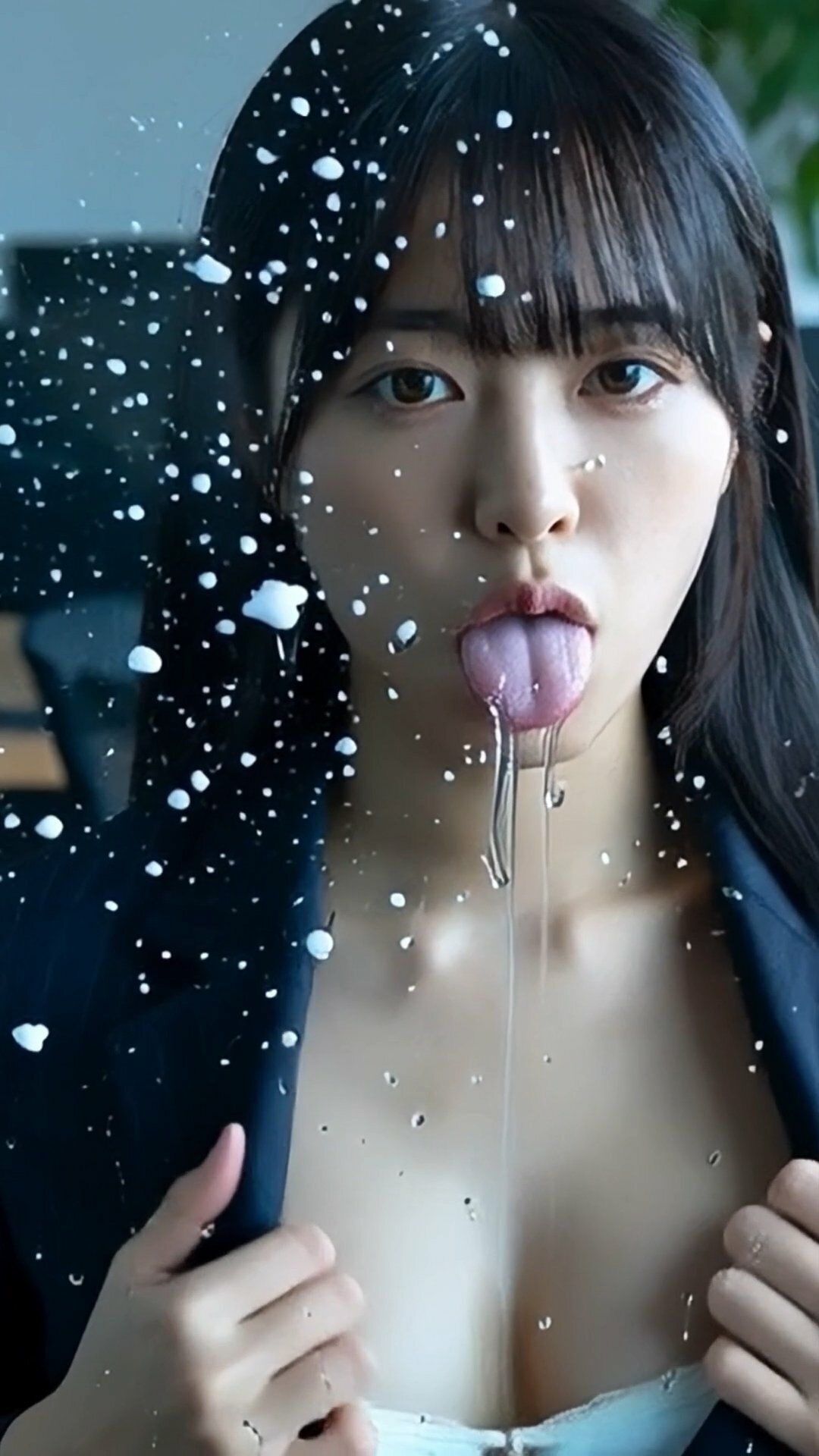 舌フェチ8 AI OL - サンプル画像 4