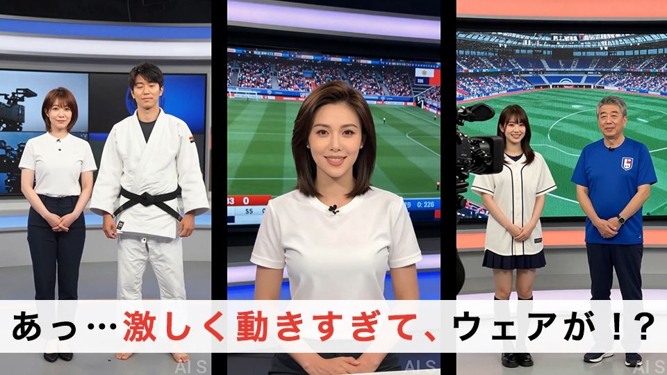 【約70分】『強●脱衣』女子アナ脱衣 ニュース番組の裏で自らすべてを曝け出す-AIで描く究極の美女達- - サンプル画像 8