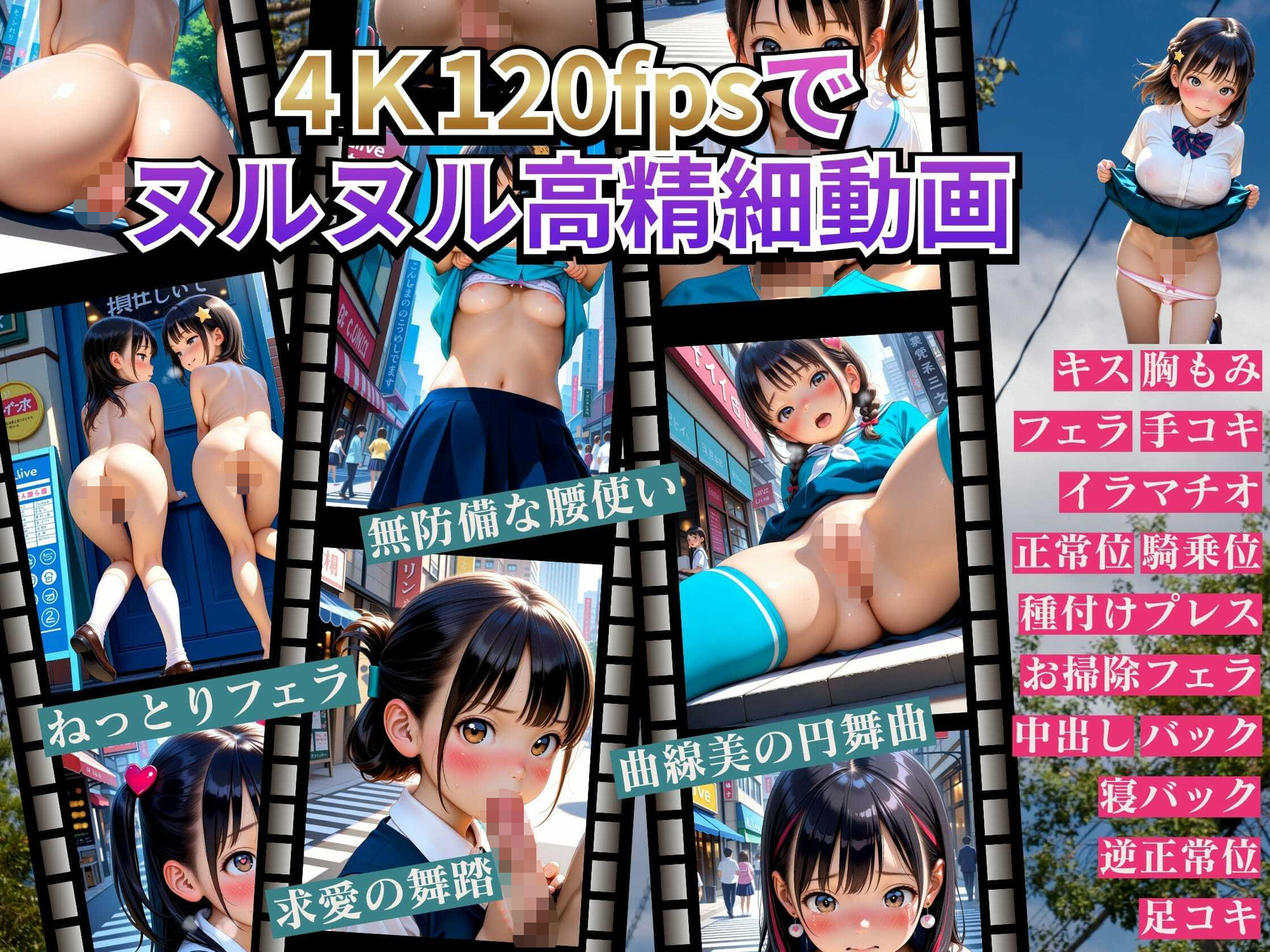 盗撮コレクションW 〜学校の通学路編〜 - サンプル画像 2