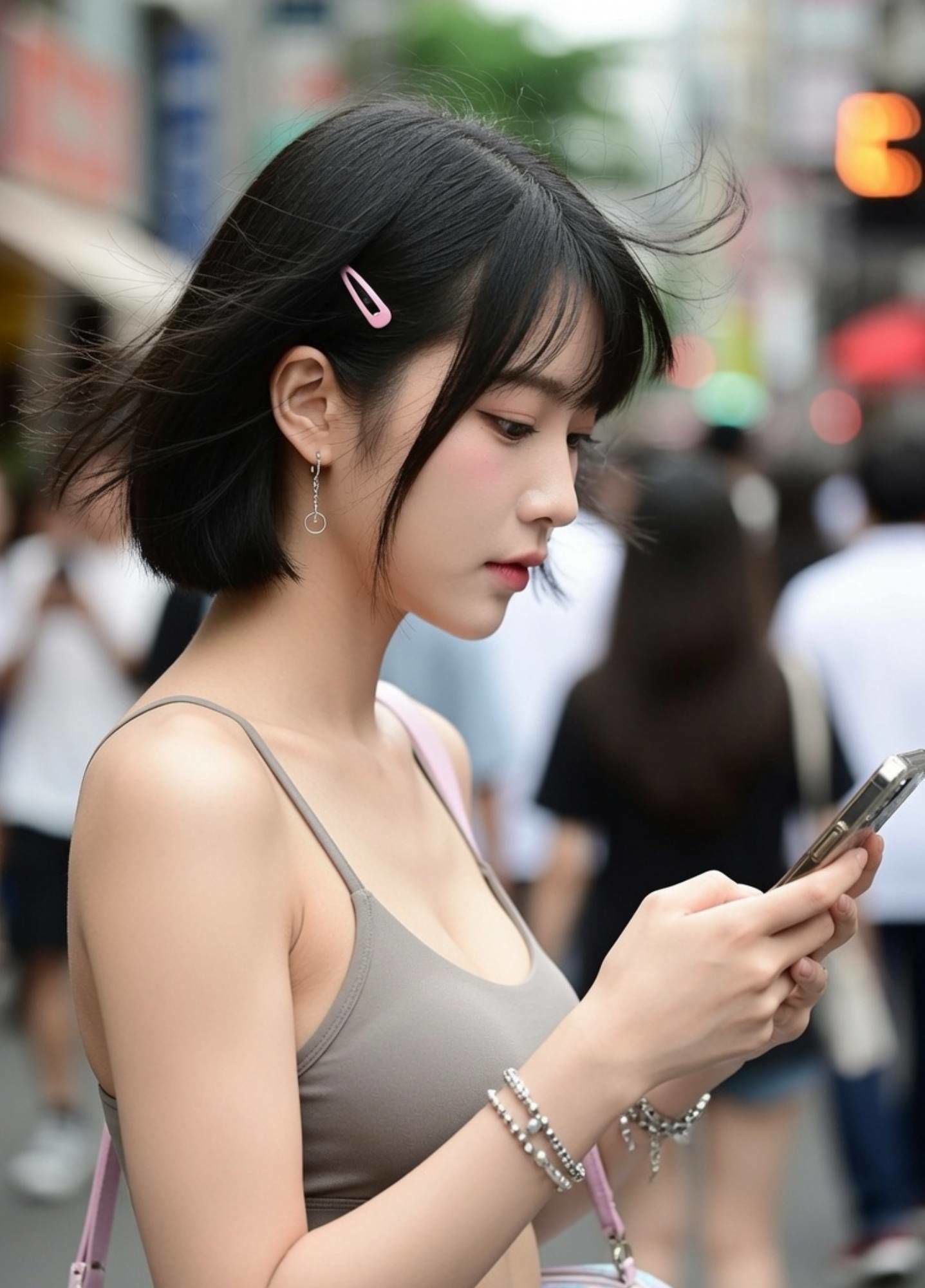 街射で尻射。 街で偶然見かけた美女に欲情、 その場で射精。 - サンプル画像 4