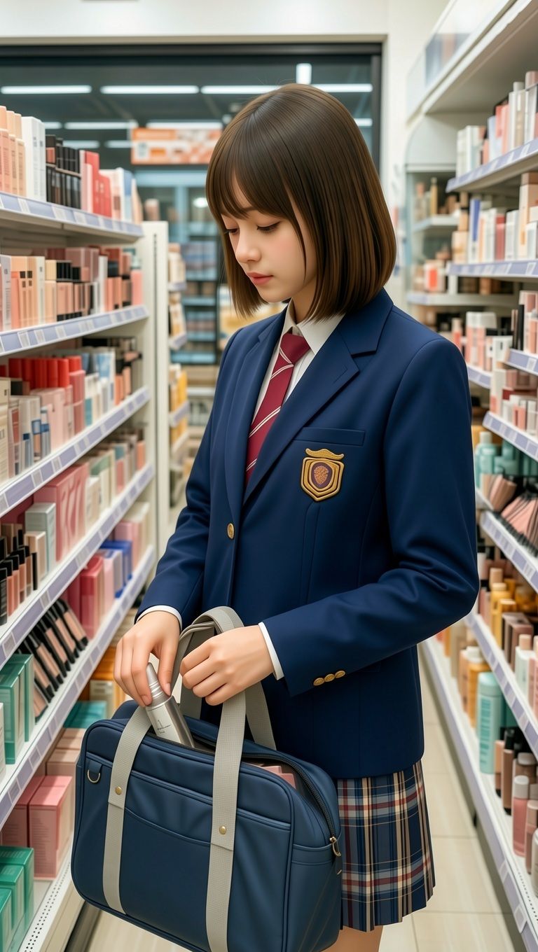 万引きのお仕置き 1 - サンプル画像 3