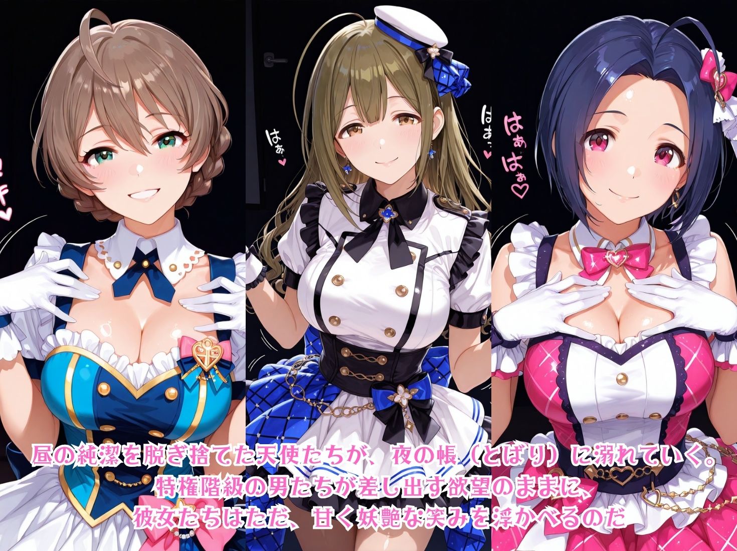 星華の隠れ家 〜清楚アイドルの秘められた淫らな夜〜桑●千雪 桜●歌織 三●あずさ編 - サンプル画像 2