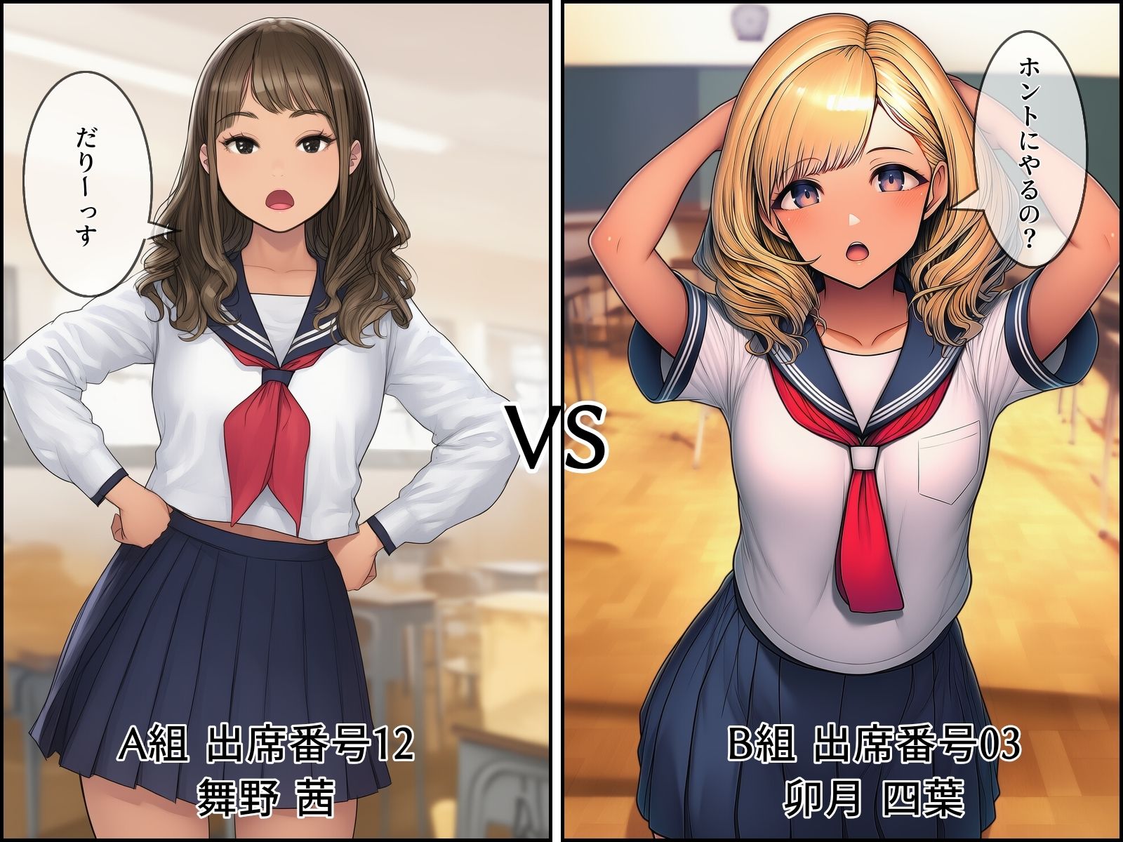 栄愛女学院 野球拳 1回戦Bブロック - サンプル画像 1