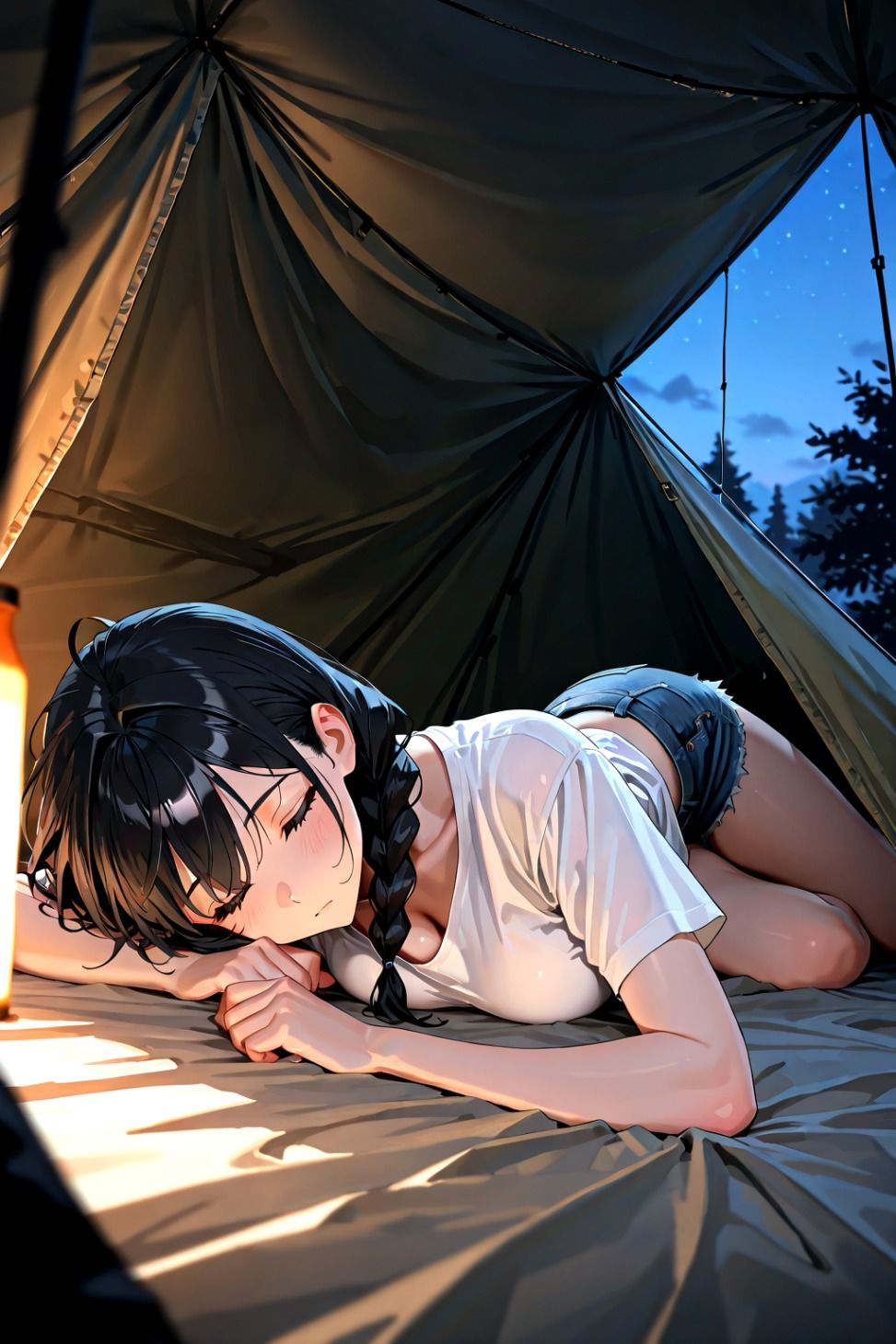 危険だらけのソロキャンプ - サンプル画像 2