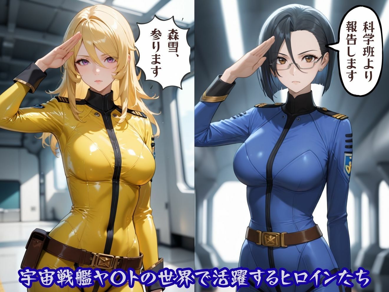 異種姦ヒロイン凌●〜宇宙戦艦ヤ〇ト編〜 - サンプル画像 1