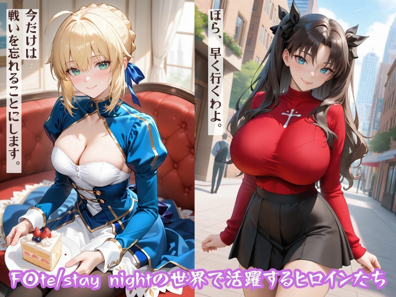 異種姦ヒロイン凌●〜Fate/st●y night編〜 - サンプル画像 1