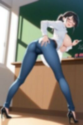 【裸ジーンズ女子8】セクシー変態教師の乳首丸見え講座 - サンプル画像 7