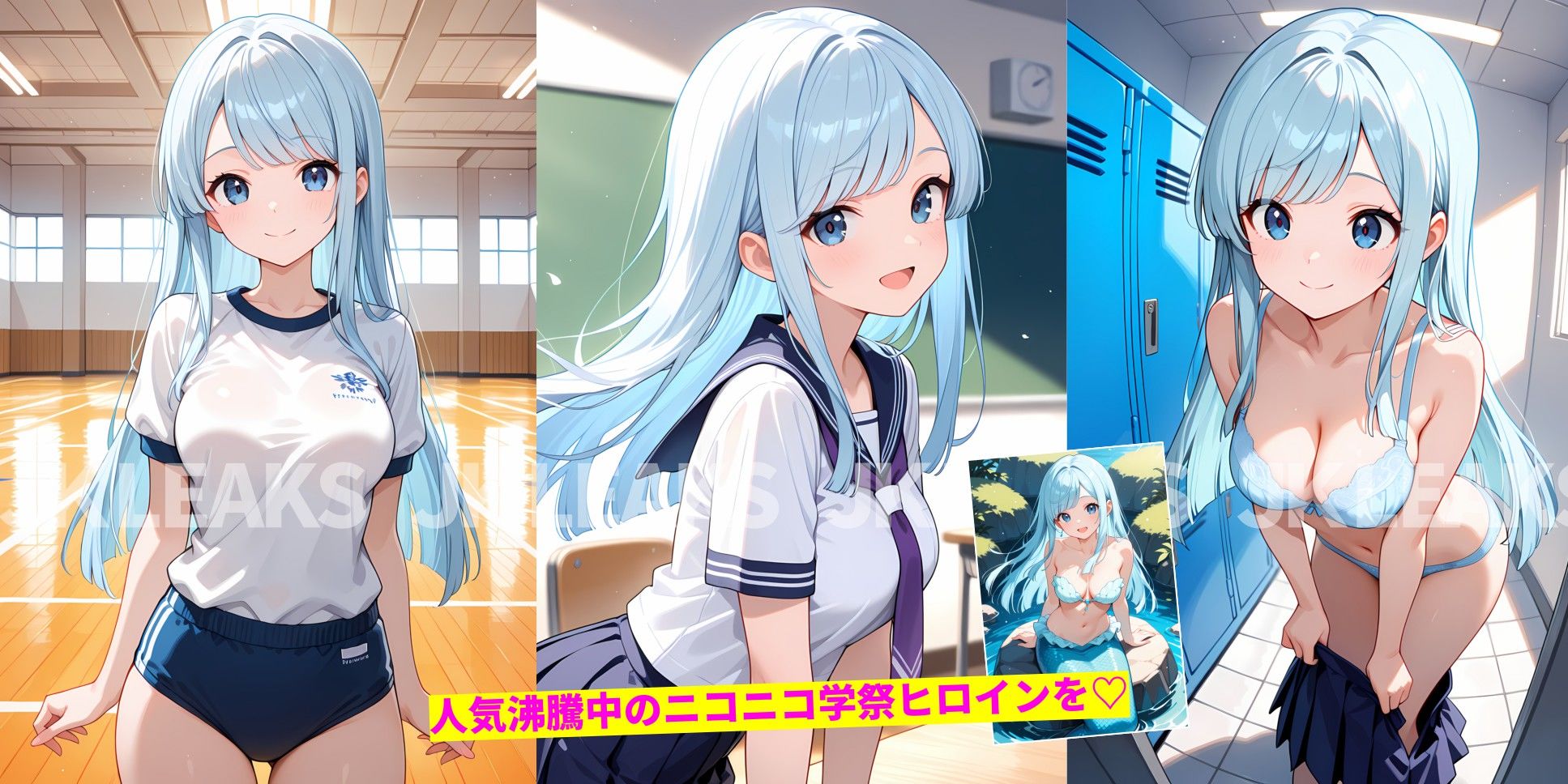 JKLEAKS 45 - ちんぽに負けるな！学祭ヒロイン編 - 【流出動画付・音声付き！】 - サンプル画像 1