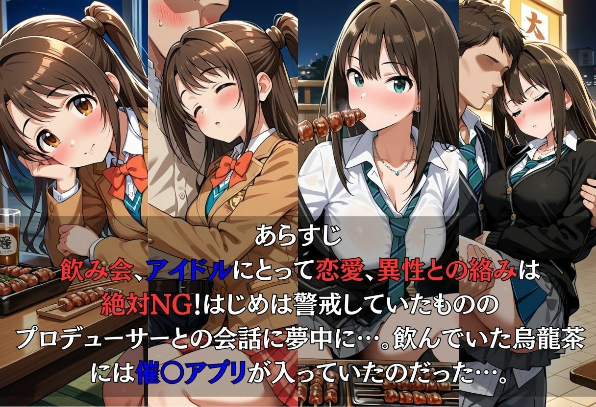 飲み会で喰われるアイドルたち・・・催●で強●枕営業 - サンプル画像 1