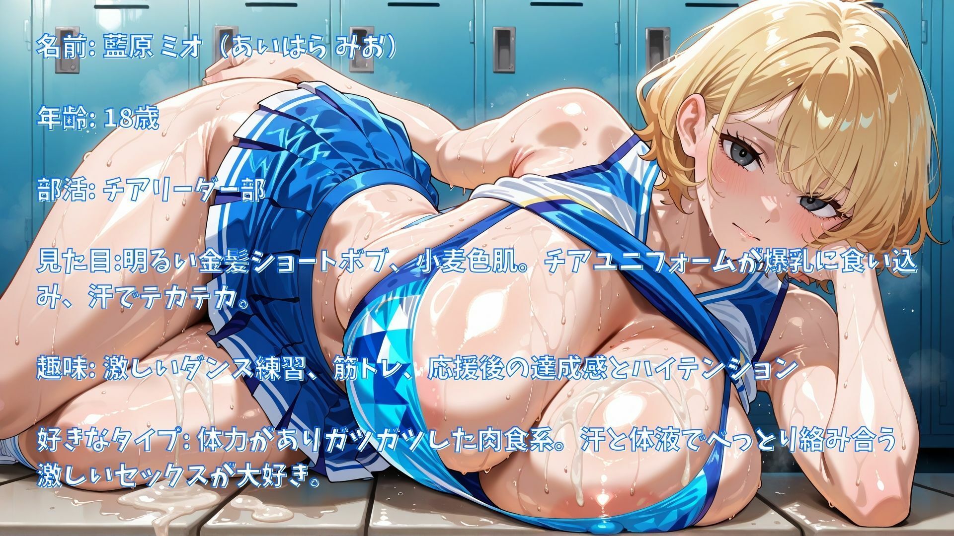 【4K】部活終わりの爆乳IK3人と汗だく淫乱セックス - サンプル画像 5