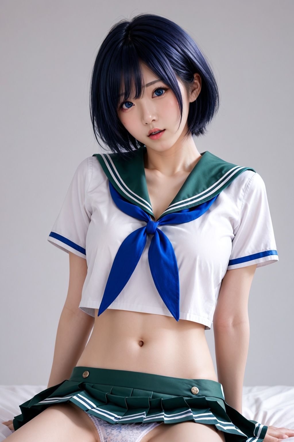 制服魔法少女の敗北記録 〜変身前に全穴開拓された少女〜 - サンプル画像 2