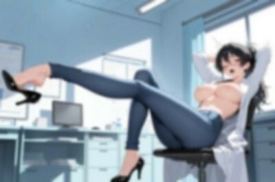 ★SEX有★【裸ジーンズ女子9】セクシー変態な保健室の先生 - サンプル画像 3