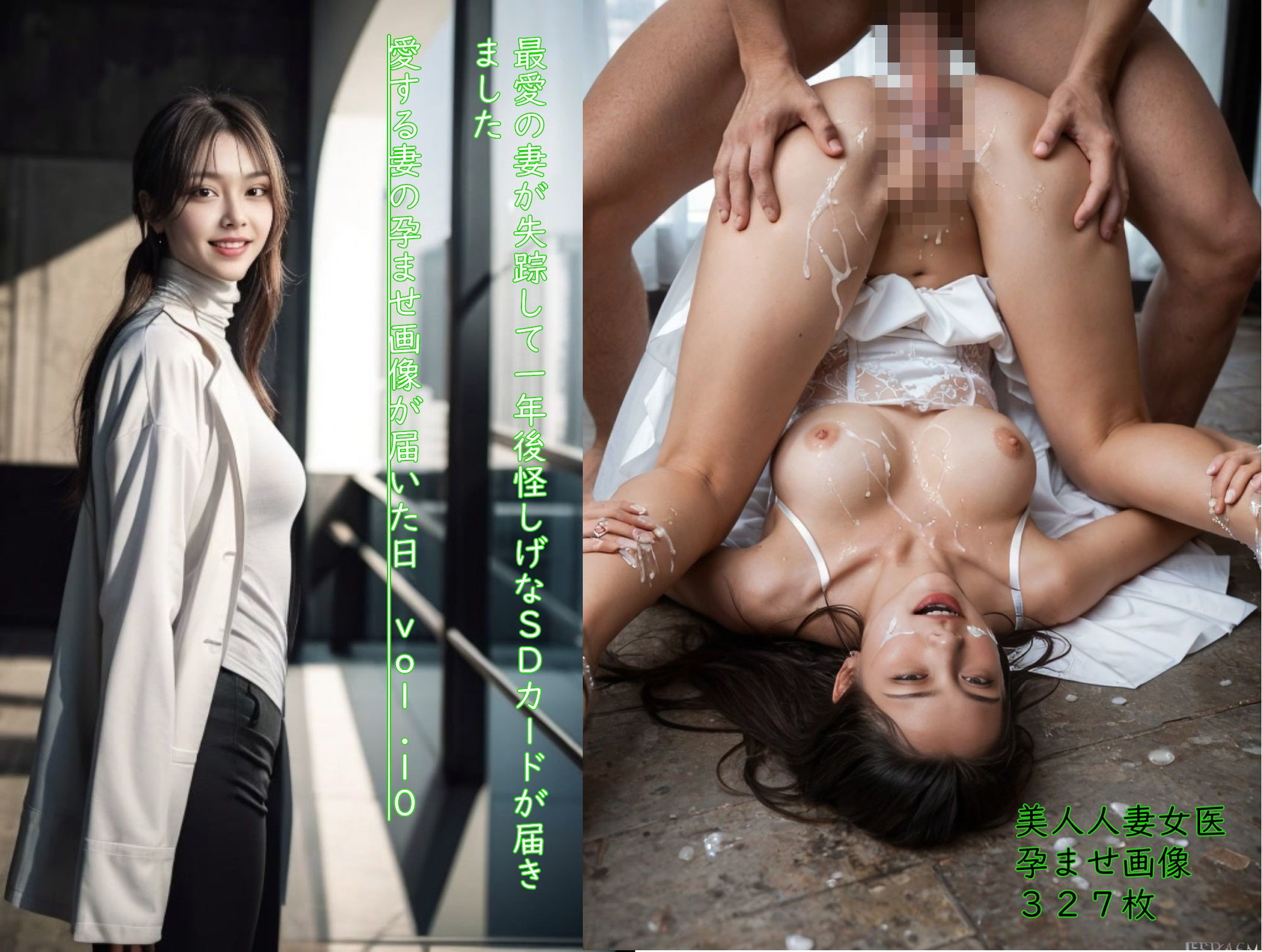 最愛の妻が失踪して一年後怪しげなSDカードが届きました 愛する妻の孕ませ画像が届いた日 vol.10 - サンプル画像 9