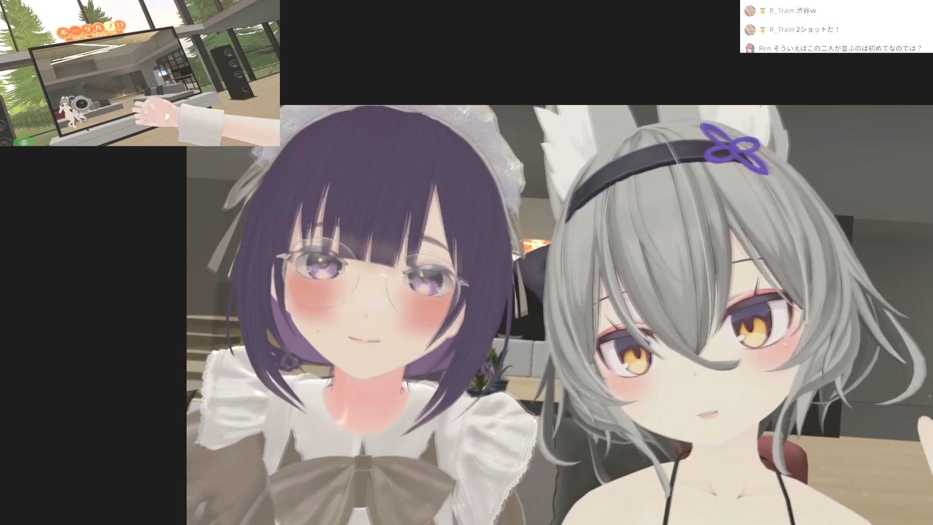 ゆらがわもふぃさんがエッチなことをしながらメタバースの中で事務乃あんずさんに撮影される動画 ymfy-20260605 - サンプル画像 1