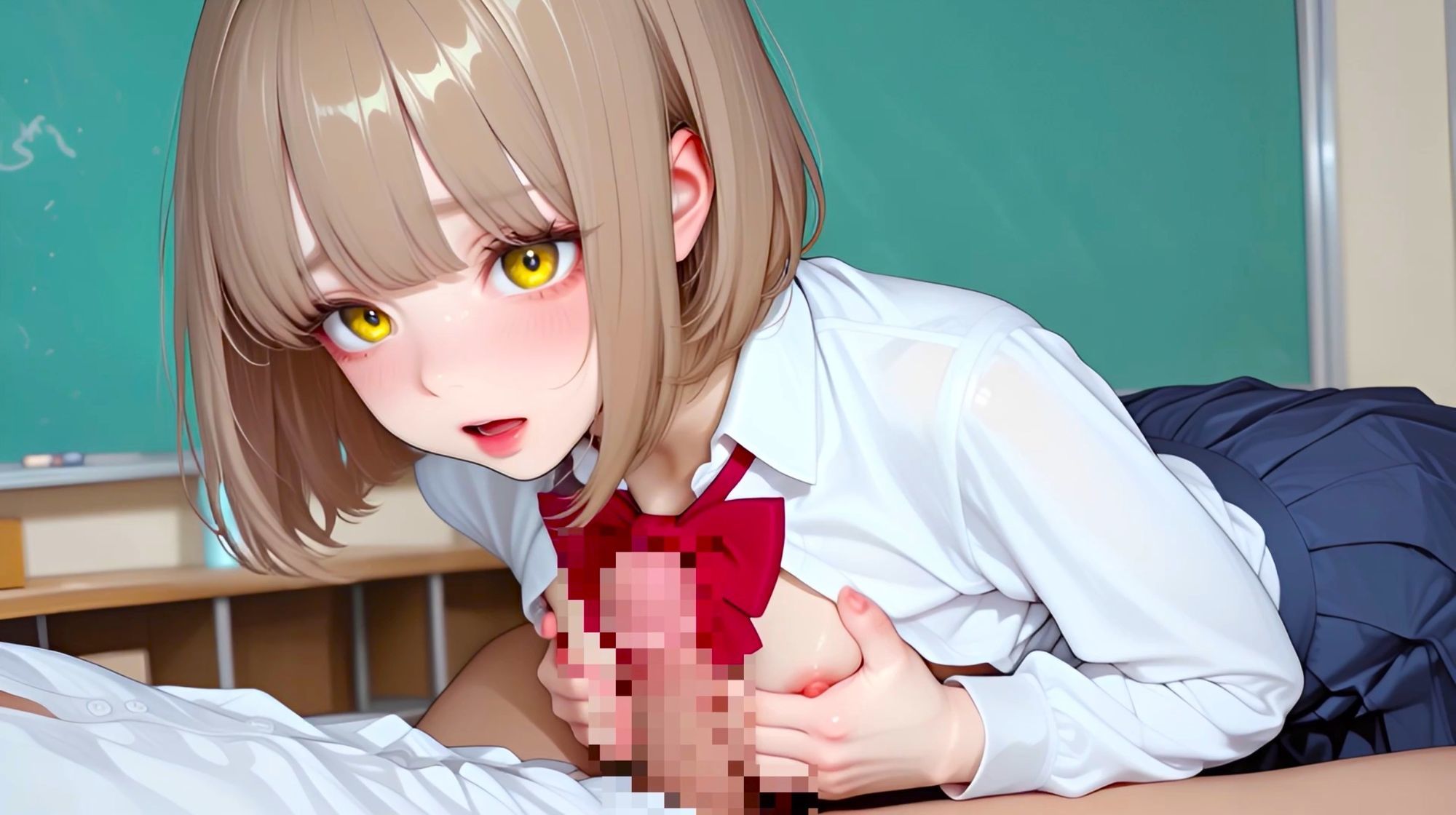 【ちっぱい長尺動画】誘惑女学園  つるぺたC等部！【超ヌルヌル映像】 - サンプル画像 2