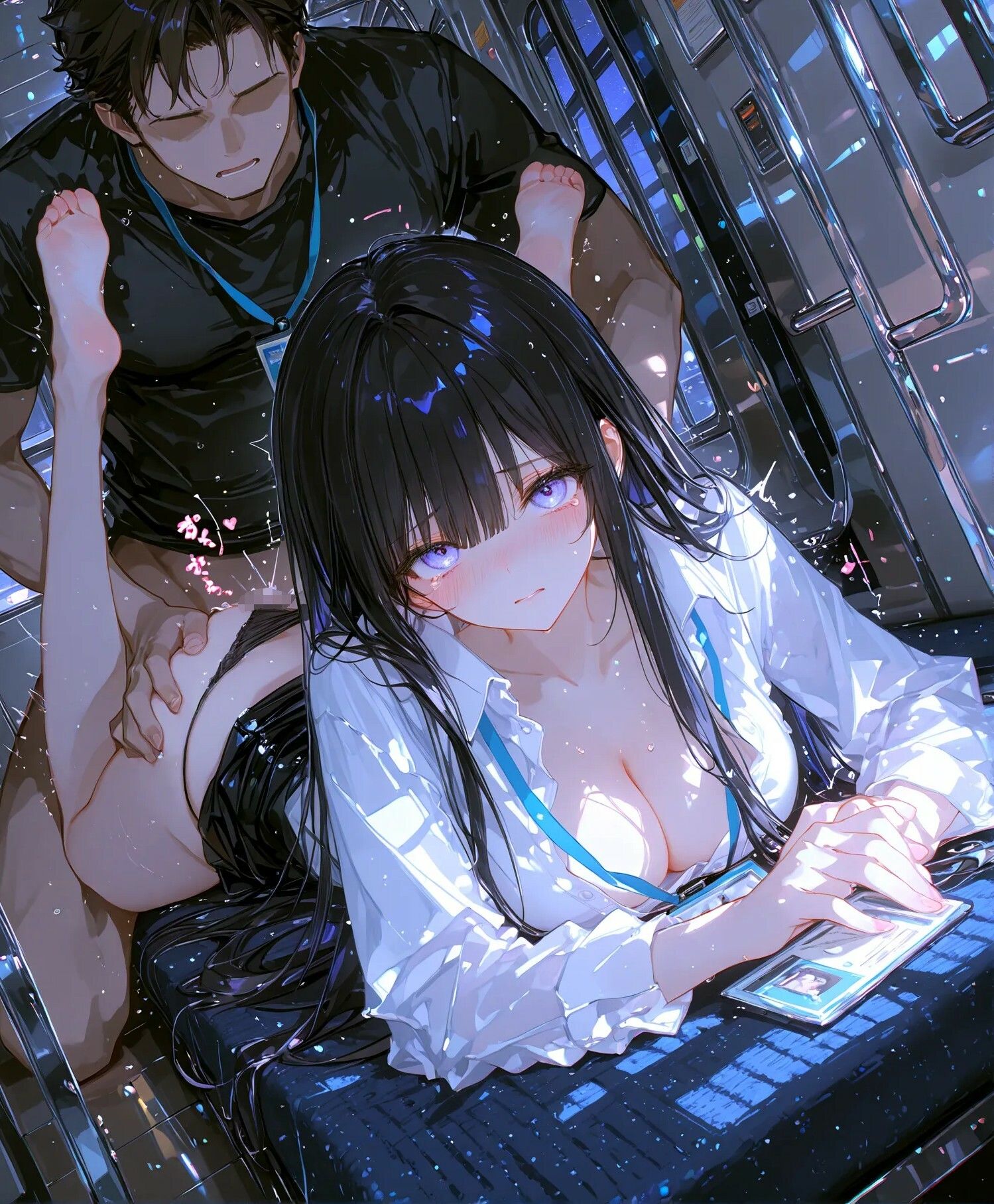 黒髪ロングとSEX  OL - サンプル画像 5