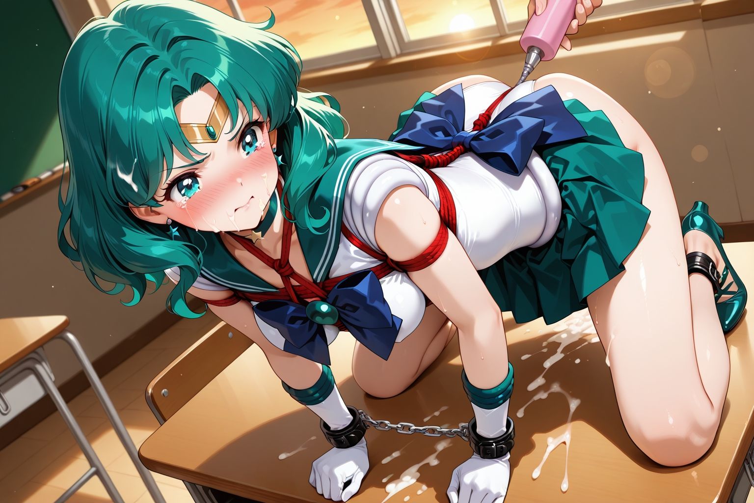 夢見る乙女の調教コレクション10〜美少女戦士〇ーラームーン風7・海王〇ちる風・緊縛編 - サンプル画像 3