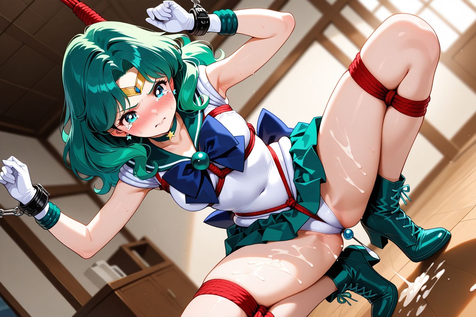 夢見る乙女の調教コレクション10〜美少女戦士〇ーラームーン風7・海王〇ちる風・緊縛編 - サンプル画像 6