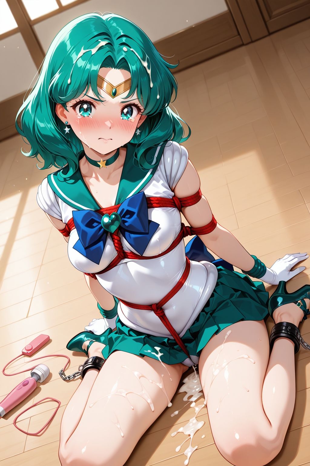 夢見る乙女の調教コレクション10〜美少女戦士〇ーラームーン風7・海王〇ちる風・緊縛編 - サンプル画像 9