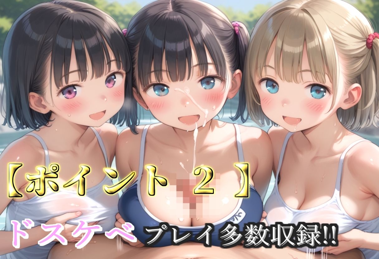 【プレミアシリーズ】【豪華特典あり】スク水つるぺた学園乱交  真夏のビーチで集団乱痴編【500個】 - サンプル画像 4