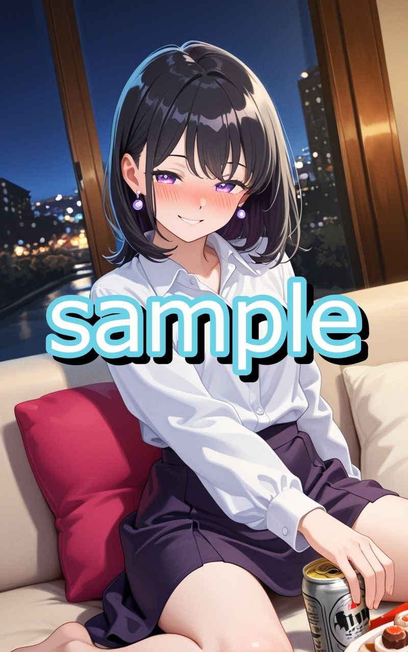 同期OLと仕事終わりに飲みに行ったら、家に呼んで勢いでヤッちゃったイラスト集 - サンプル画像 2