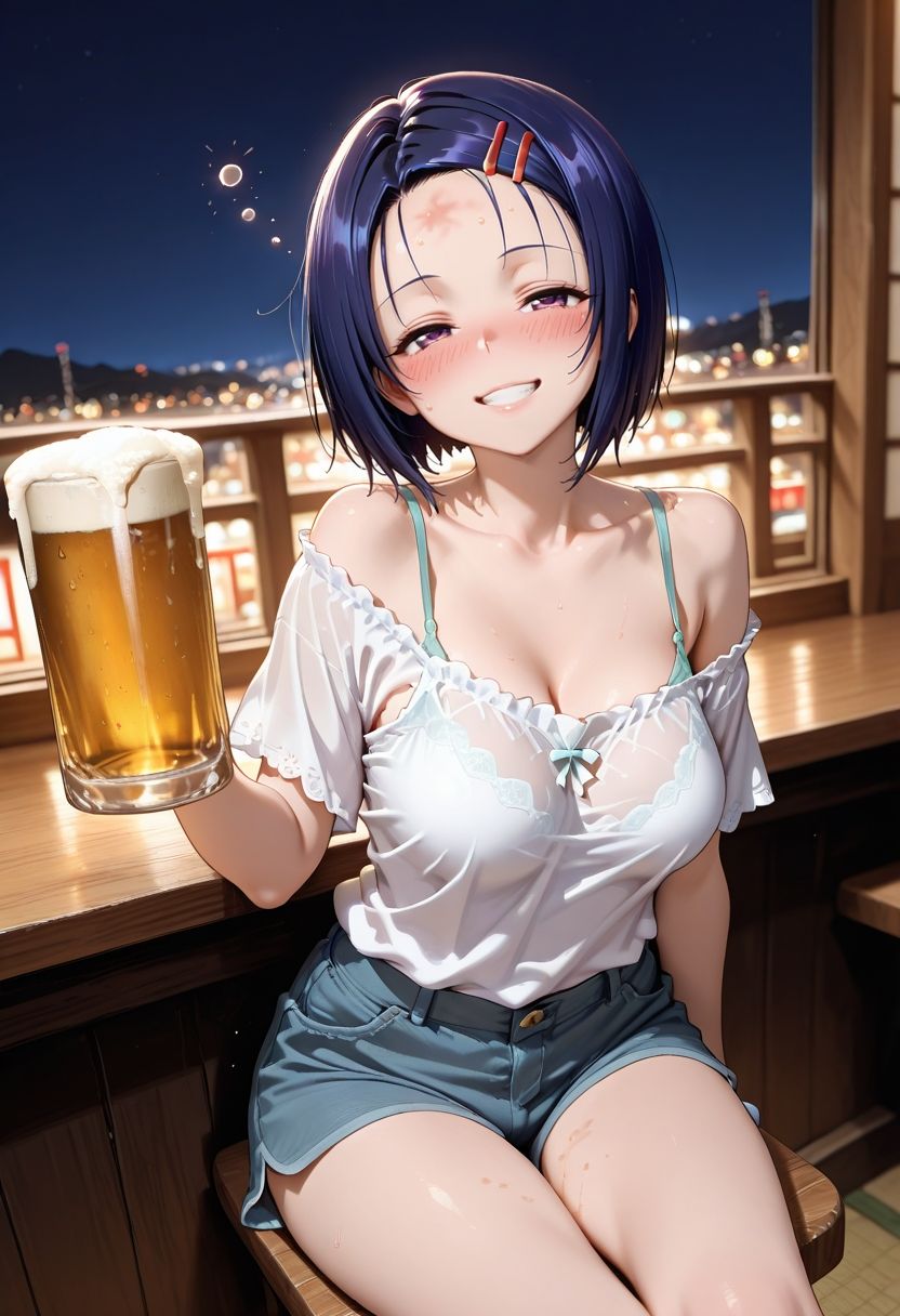 ［疑似体験］マチアプの巨乳美女を持ち帰って濃厚エッチ - サンプル画像 1