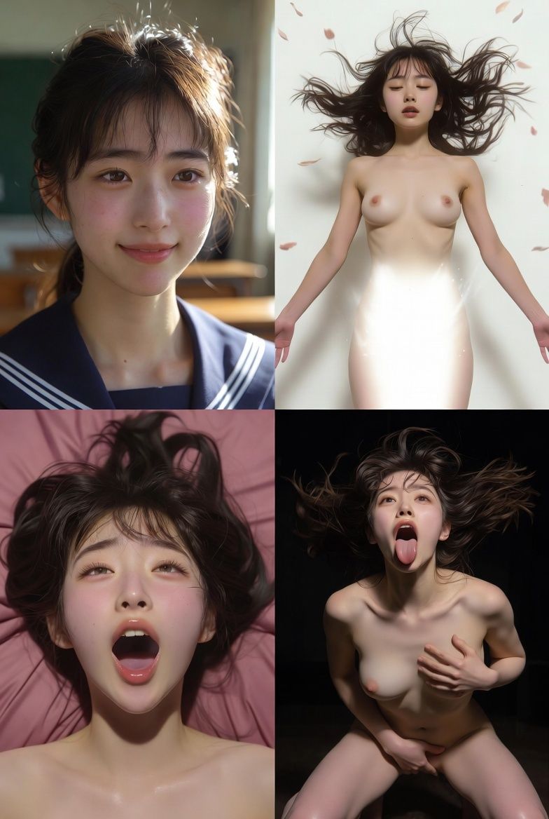 アへ顔ビフォーアフター Vol.1 画像集 - サンプル画像 9