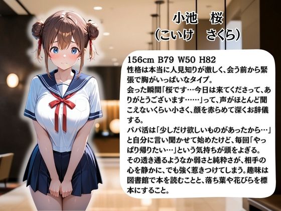パパ活女子校生の秘密の性交記録No.7 さくら - サンプル画像 1