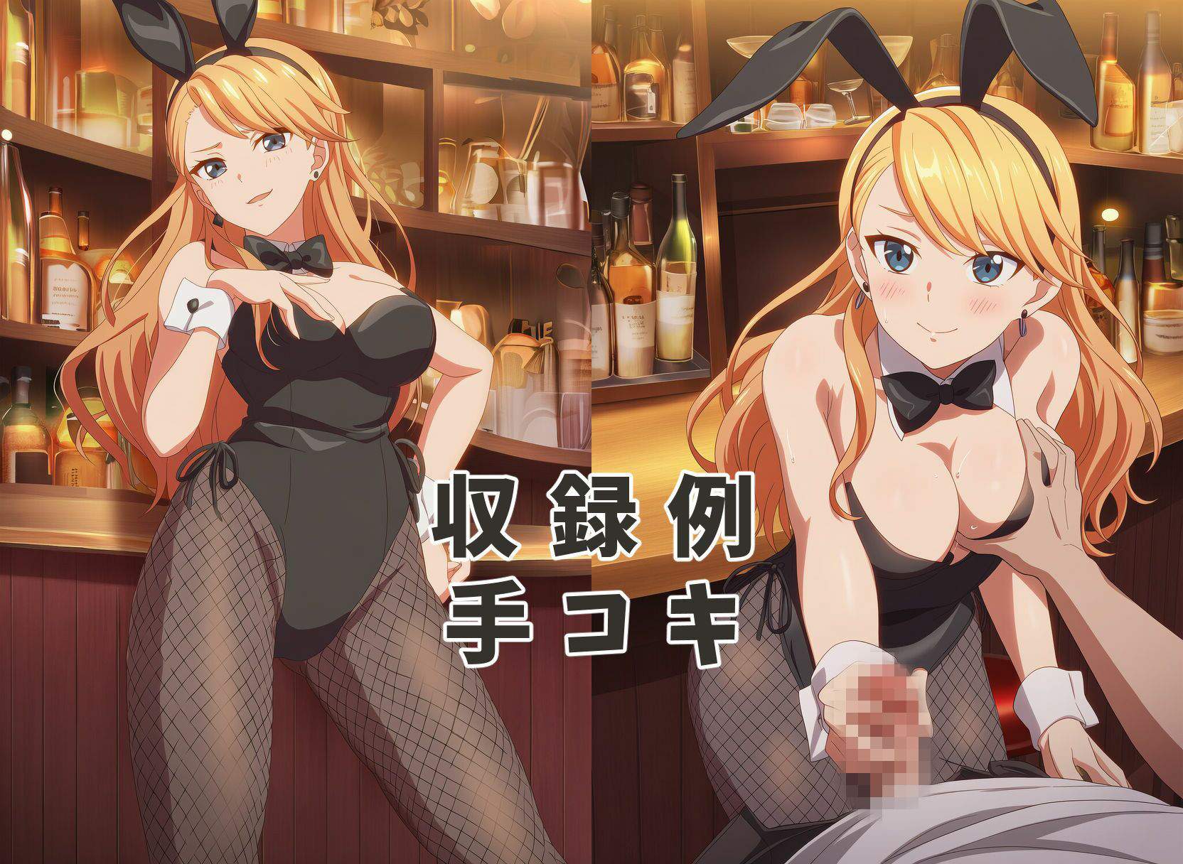 童貞卒業させてくれる秘密のバーでバニーガールに中出ししてみた - サンプル画像 1