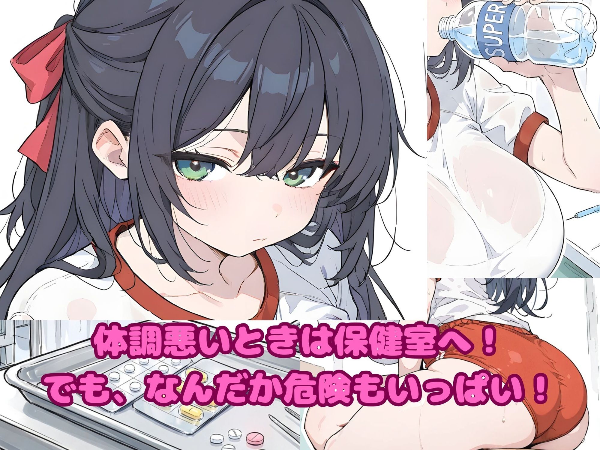 おねんねJ○〜体操服姿で来た女の子が保健室でおねんねしてる間に●●●するお話〜 - サンプル画像 1