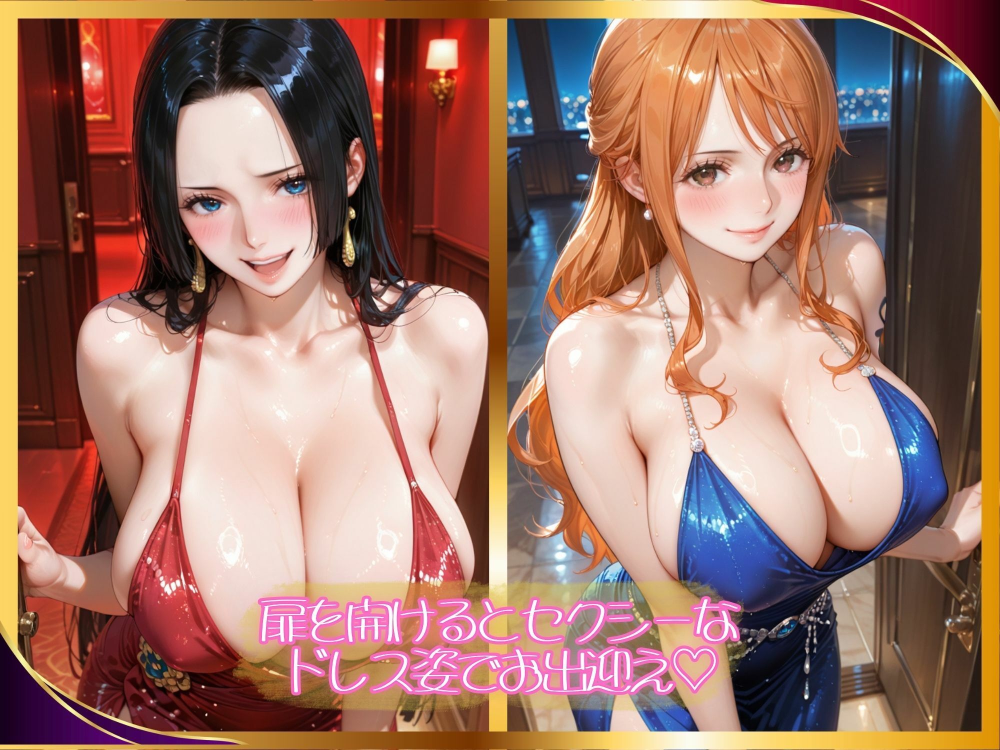 【高級風俗嬢】濃厚ご奉仕 〜ワン●ース ナ●＆ハン●ック〜 - サンプル画像 1