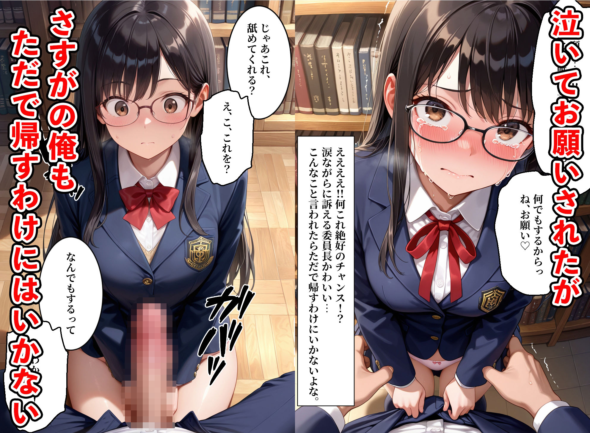 学年1の秀才の弱み握ってわからせセックスしたらメス堕ちした話 - サンプル画像 2
