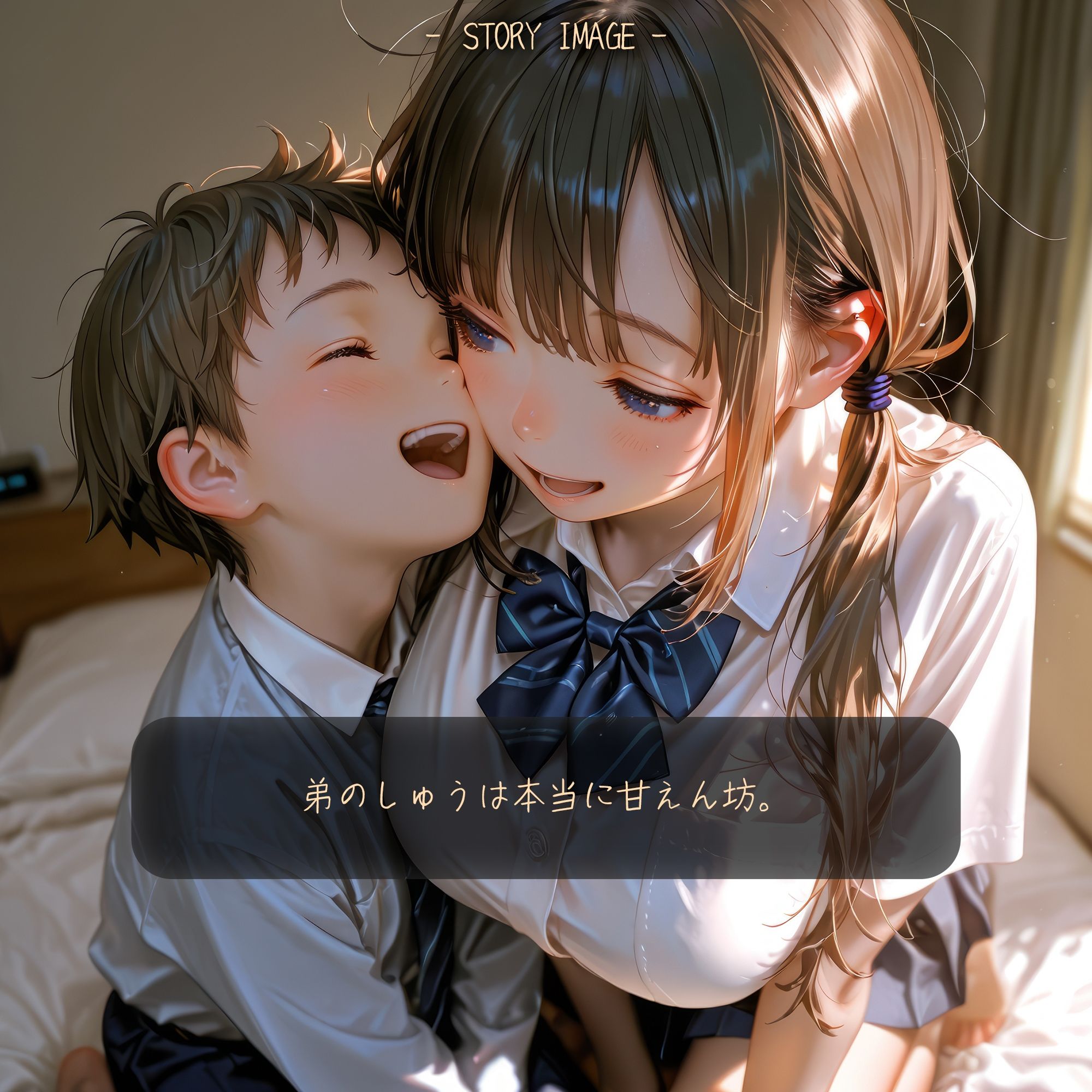 【動画】お姉ちゃんと弟の甘えんぼ共依存セックス〜弟チンポに跨がってイキ狂うお姉ちゃん〜【静止画】 - サンプル画像 1