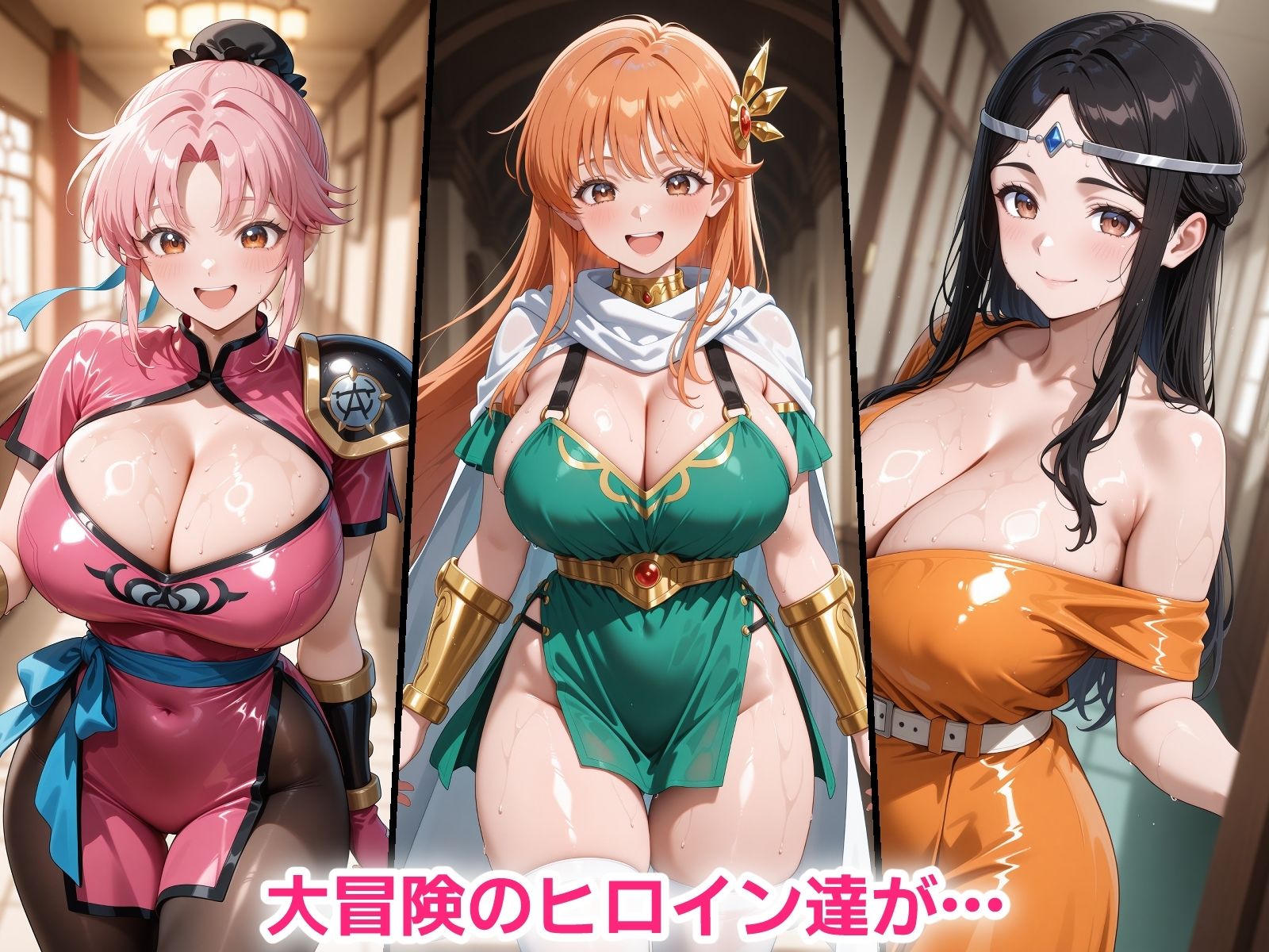 催●おじさんに寝取られる！大冒険のヒロインたち〜全員メス堕ち・孕ませ〜 - サンプル画像 1