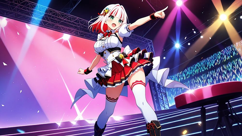 爆乳赤青アイドルがプライベート撮影で種付け懇願【4K】 - サンプル画像 2